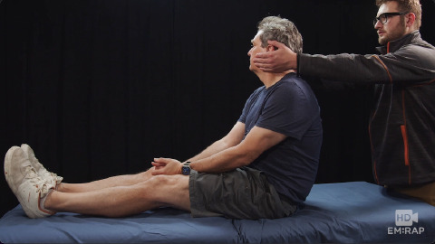 Epley Maneuver: Performed on a Patient Suffering from Vertigo