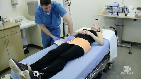 Pelvic Binder Placement